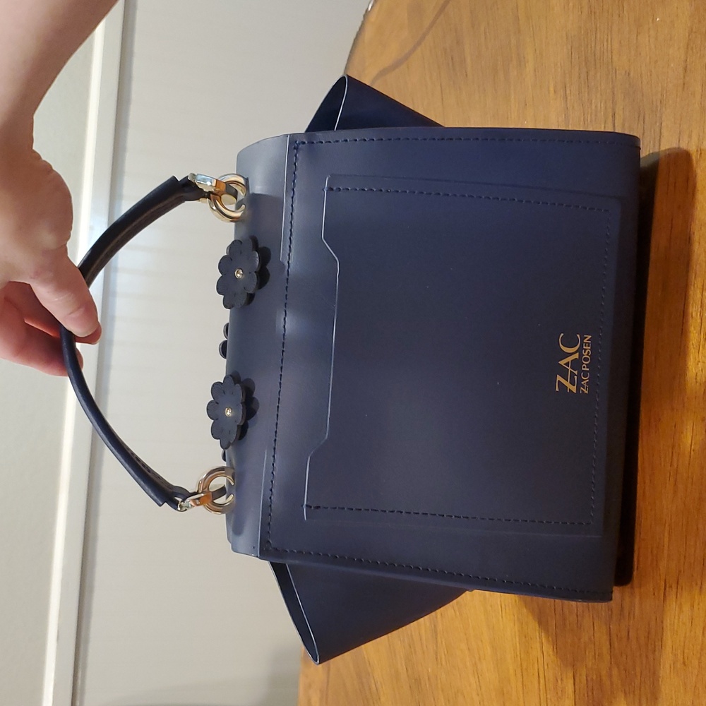 NWOT Zac Posen Eartha Bag With Flowers - Picture 15 of 15